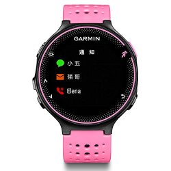 GARMIN 佳明 Forerunner235 光电心率GPS运动跑步腕表 户外智能骑行手表(双星系统 跑步骑行运动模式 7X24H心率记录 心率区间/警示 高分辨率大屏 智能通知 日常活动监测 语音提示)