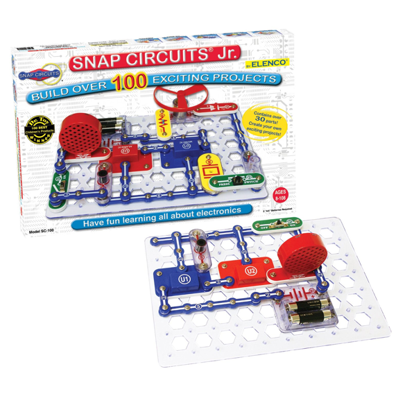 中亚Prime会员：ELENCO 埃伦克 SNAP CIRCUITS Jr. SC-100 益智电路积木玩具 *2件