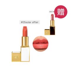 TOM FORD 汤姆·福特 限量白管口红 #05 solar affair+黑管#07 pin dusk