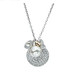 华洛世奇 珍珠蝴蝶质感项链5111222(奥地利品