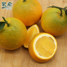 果希四川金堂脐橙5斤装新鲜水果橙子 19.8元 包