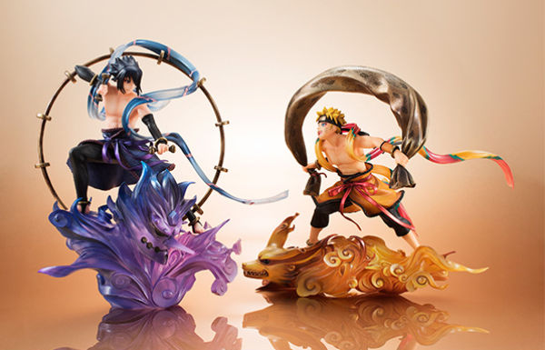 火影忍者疾风传风神鸣人 雷神佐助模型手办1059元包邮 母婴玩具 特品特惠